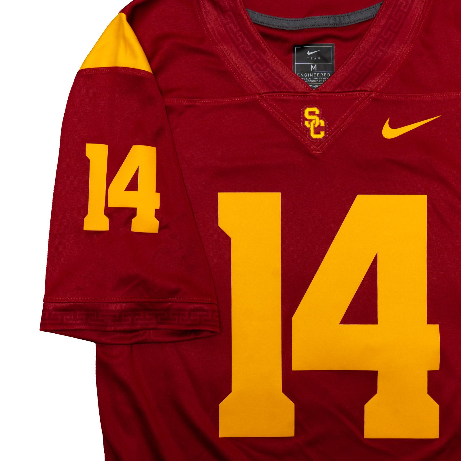 USC Trojans Men's Nike Cardinal #14 Jayden Maiava USC Mens